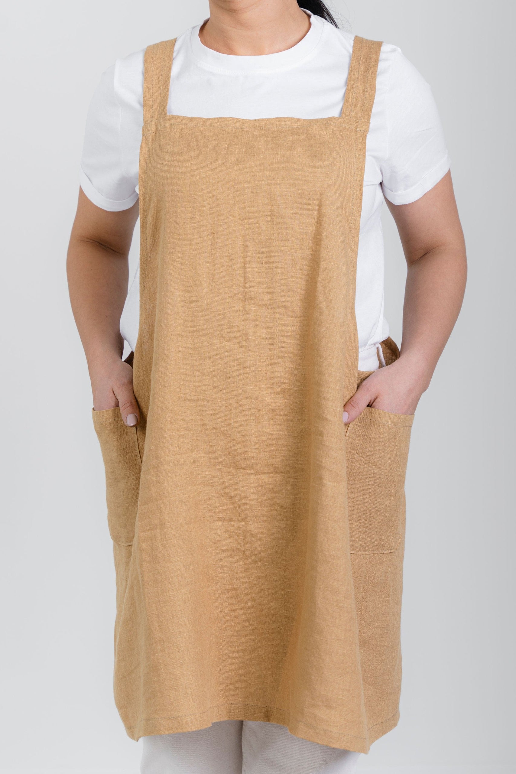 Japanese-Style Linen Apron