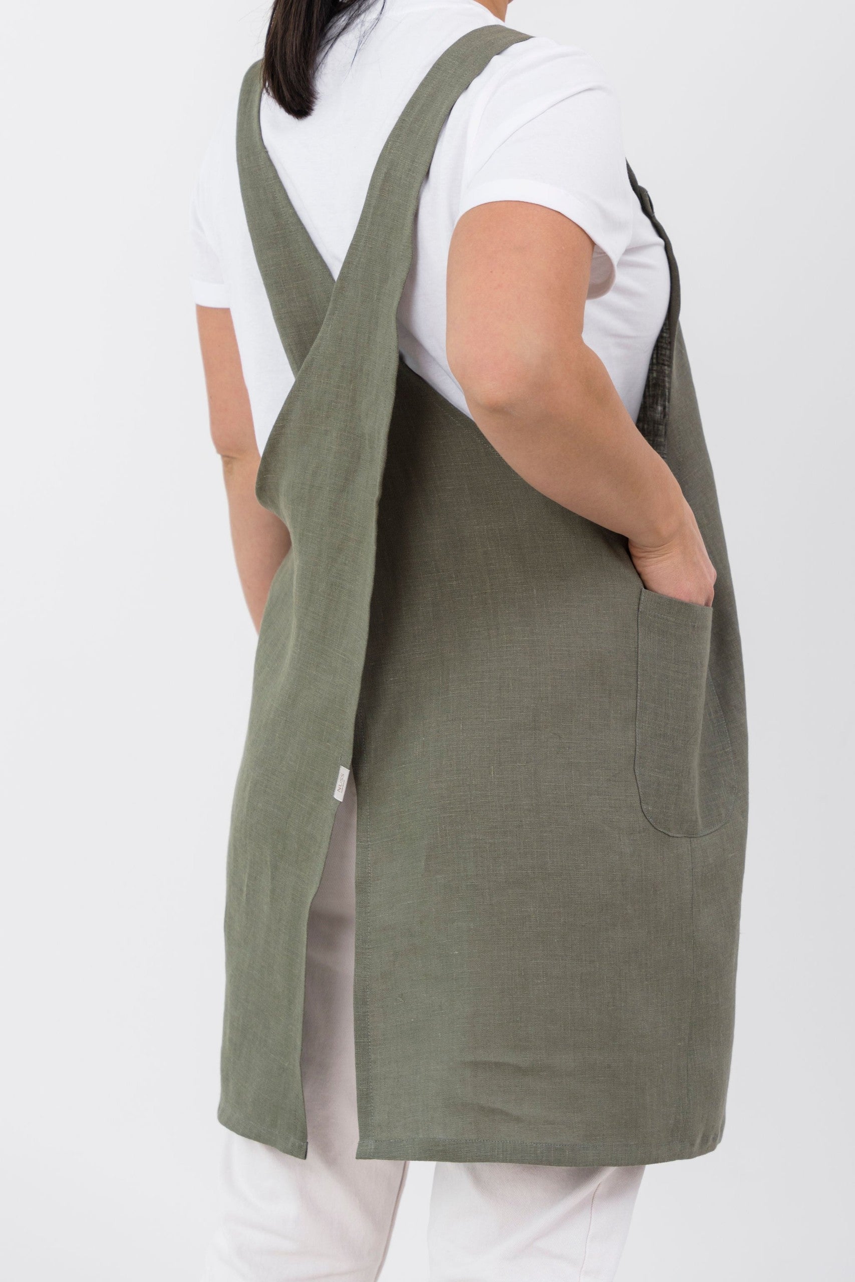 Japanese-Style Linen Apron