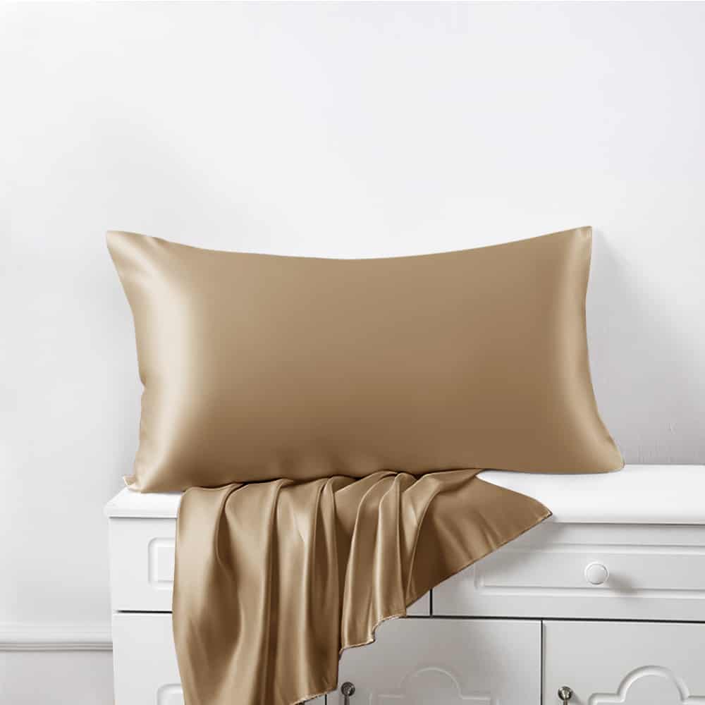 Mulberry Silk Pillowcase with Zipper, 22 Momme, 50×70