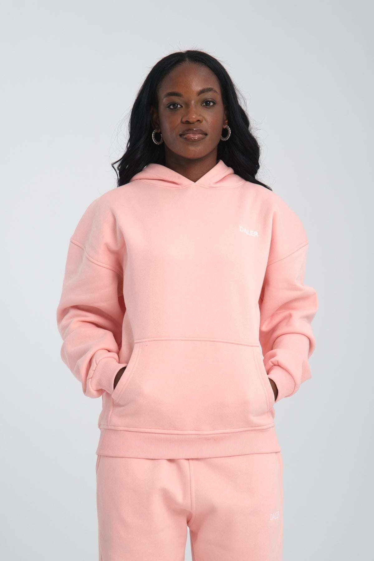 Basic Heavyweight Hoodie - Pink