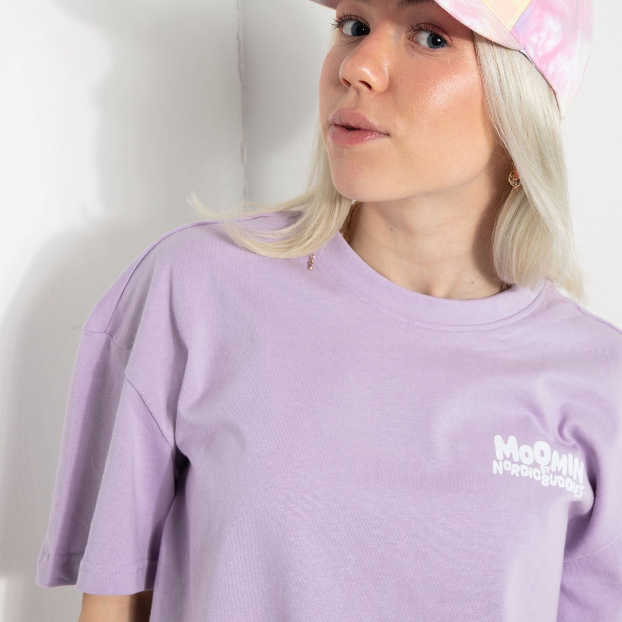 Moomin Heavy Unisex T-shirt - Lilac