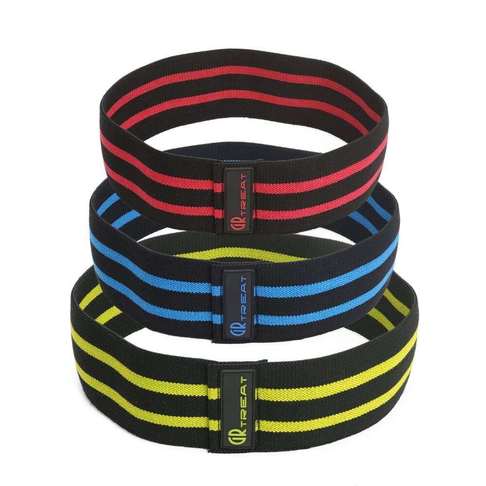 Elastic Striped Gym Exercise Bands