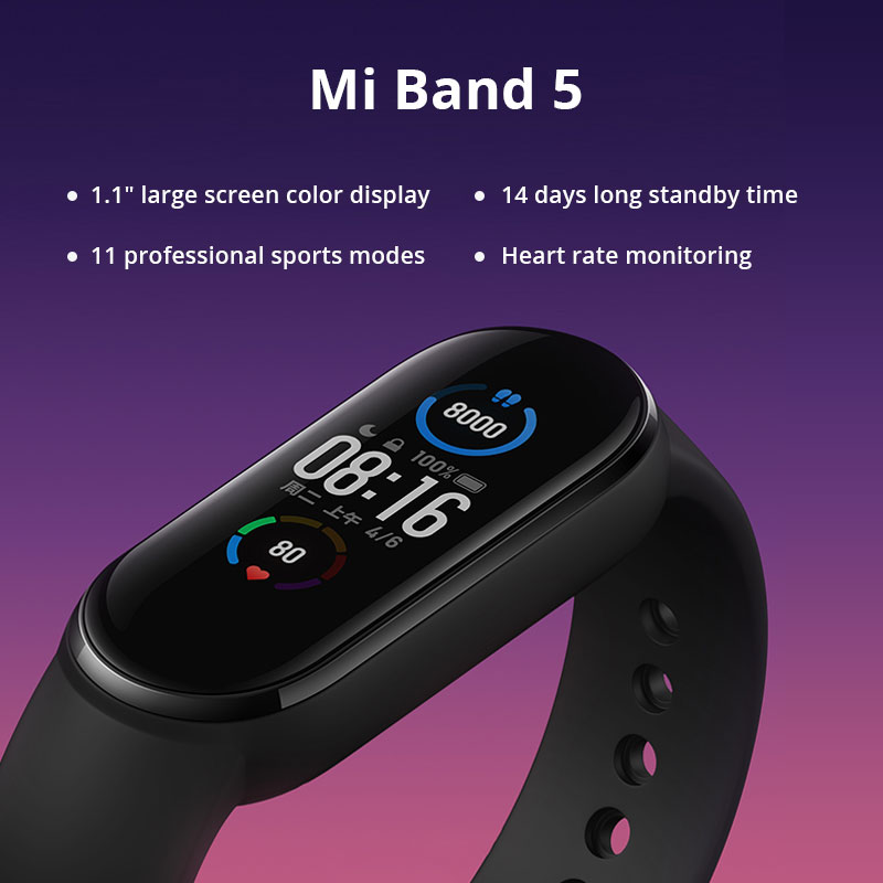 Smart Bracelet with Heart Rate Fitness Tracker