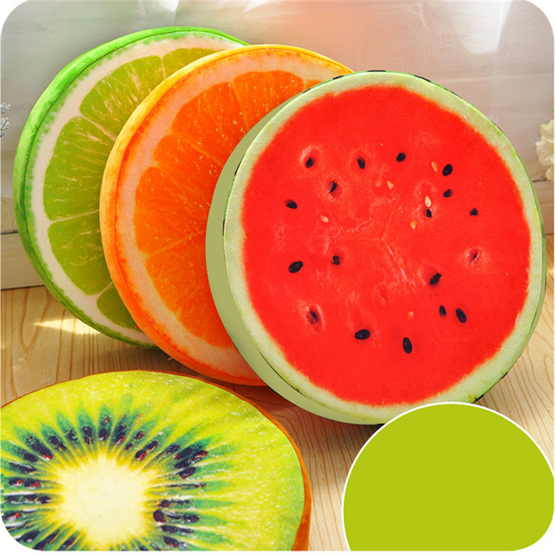 Cute 3D Fruit Patterned Pillows