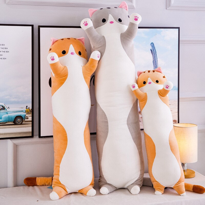 Cute Cat Shaped Plush Pillows