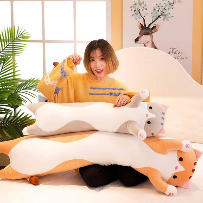 Cute Cat Shaped Plush Pillows