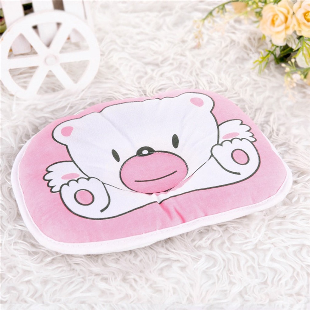 Baby Oval Shaped Bear Pattern Pillows