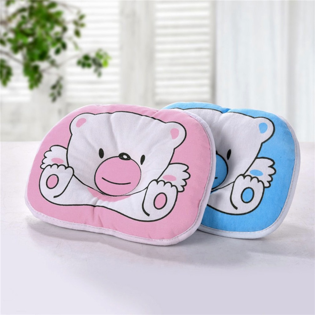 Baby Oval Shaped Bear Pattern Pillows