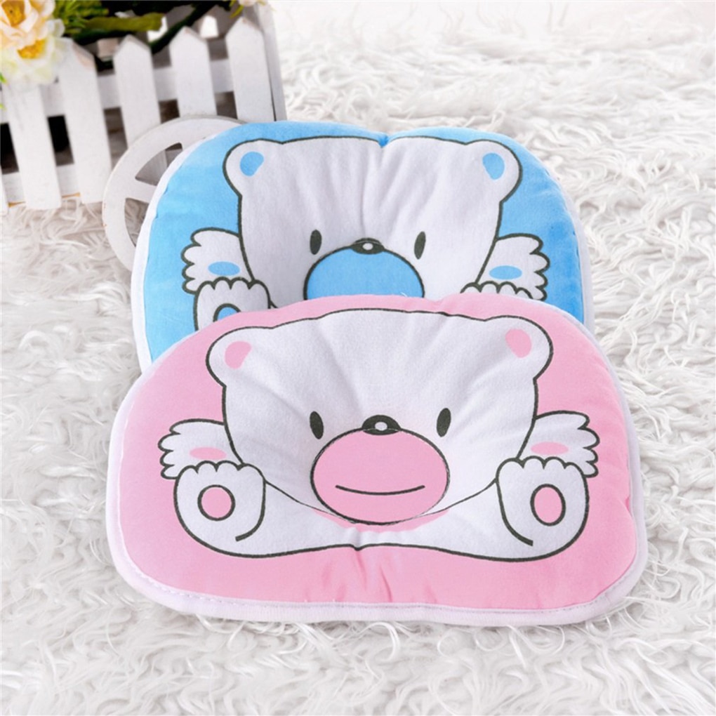 Baby Oval Shaped Bear Pattern Pillows