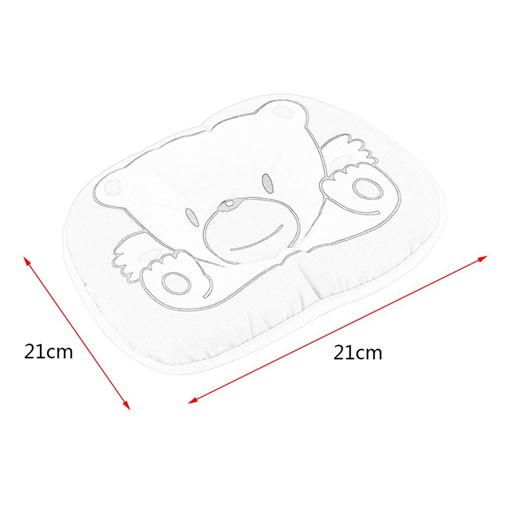 Baby Oval Shaped Bear Pattern Pillows